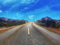 Road in Serra da Estrela Portugal Royalty Free Stock Photo